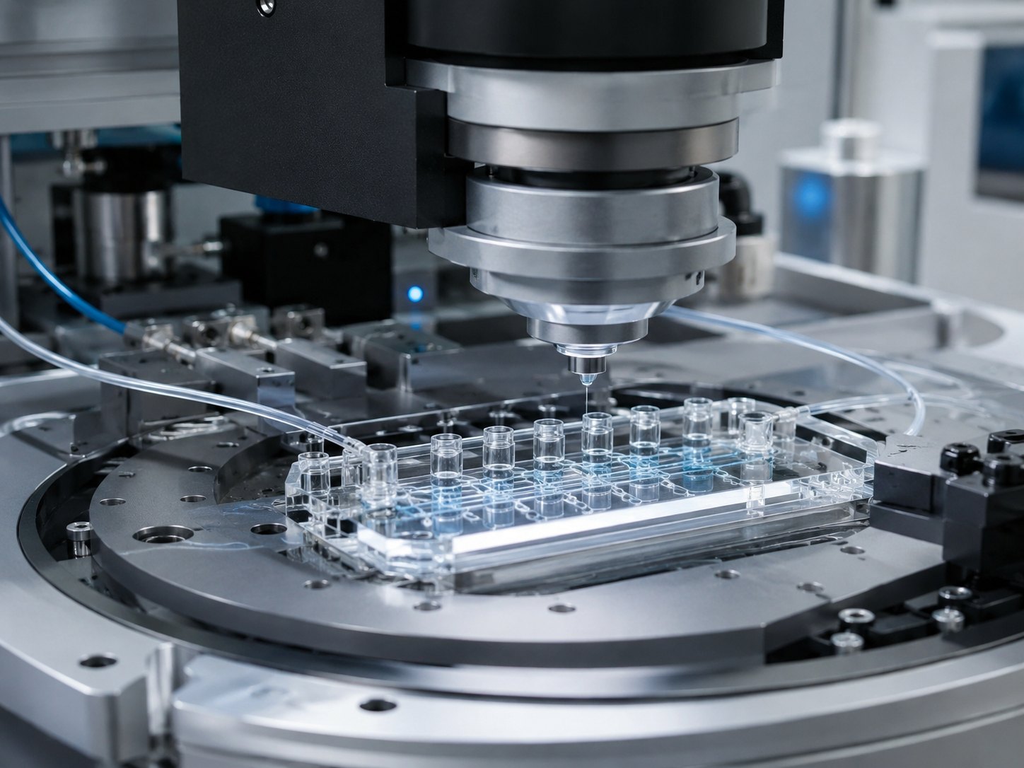 Automated pharmaceutical process line representing complex regulated operating environments